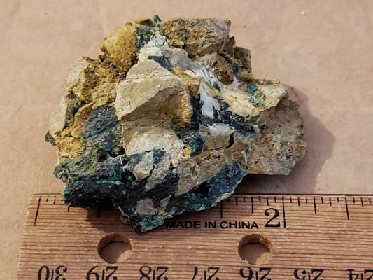 Cuprite on Malachite