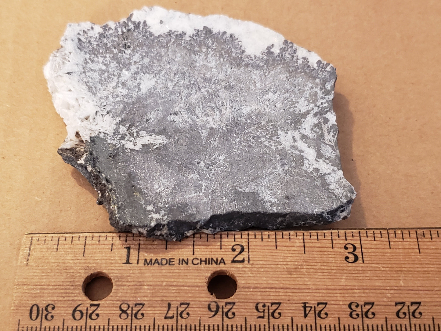 Acanthite with silver