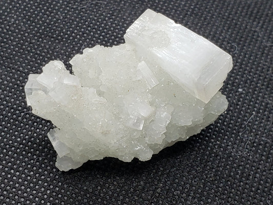 Apophyllite on Prehnite specimen