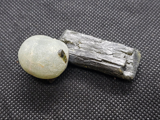 Prehnite on Epidote specimen