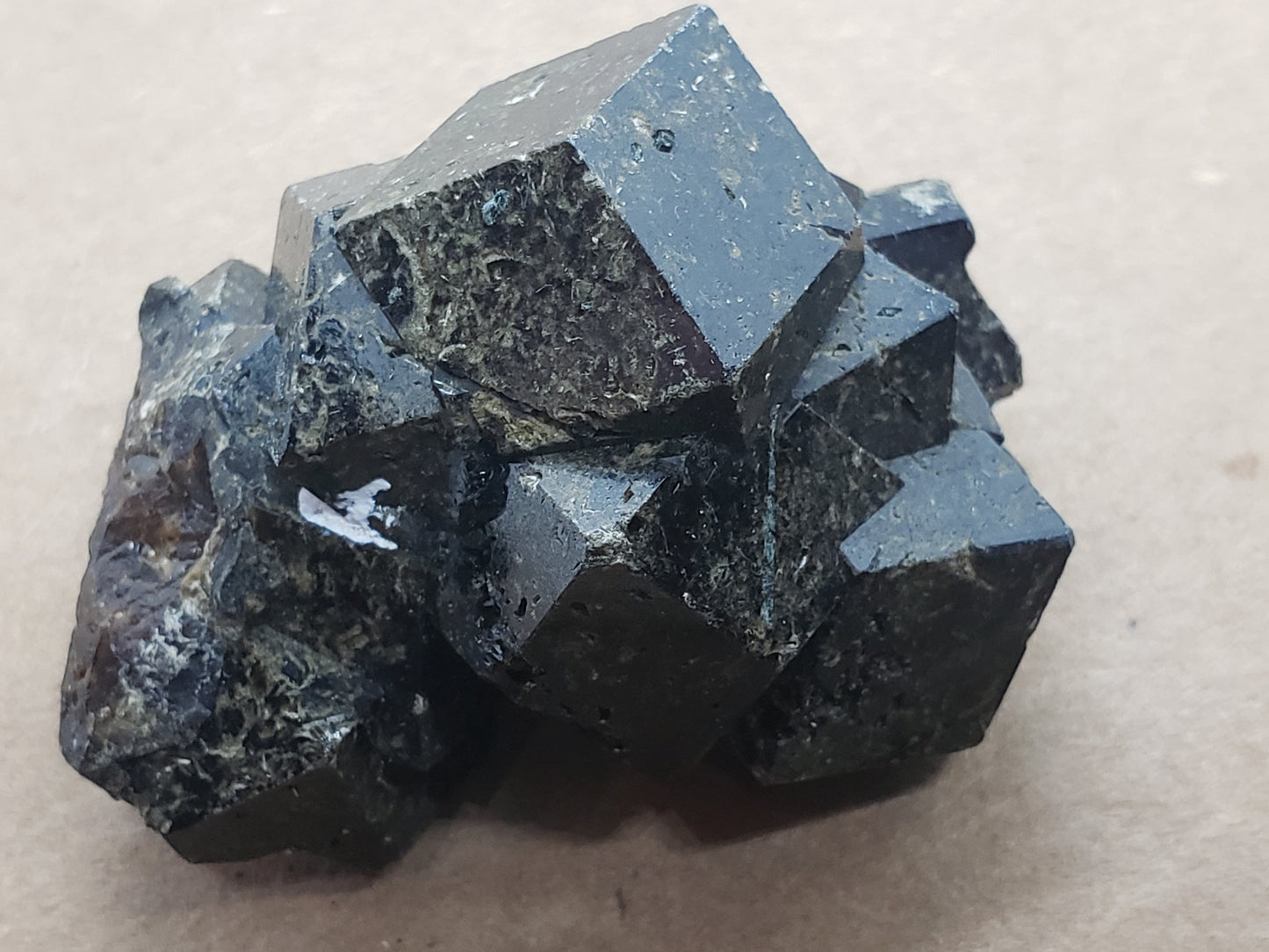 Andradite crystals