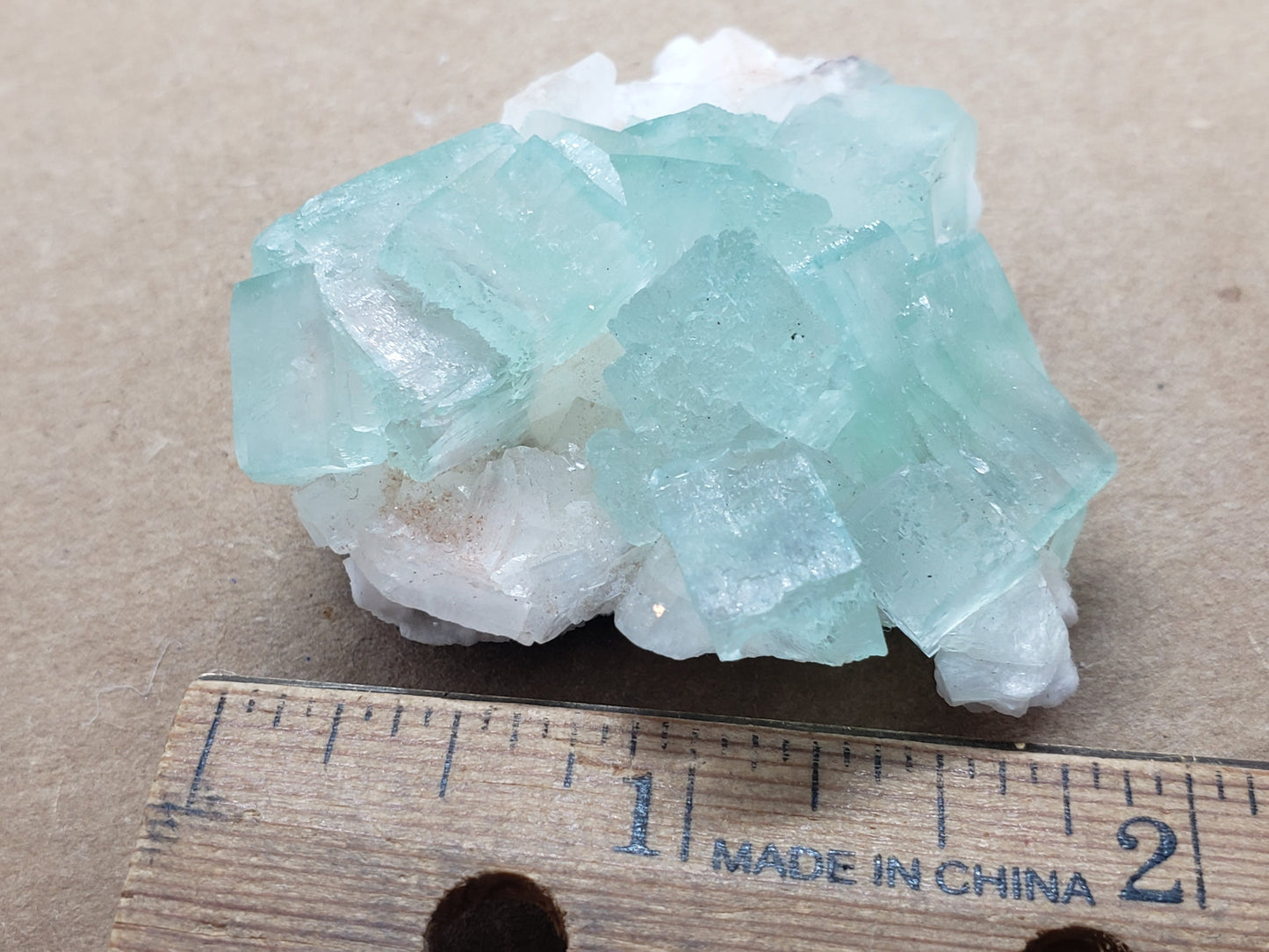 Fluorapophyllite specimen