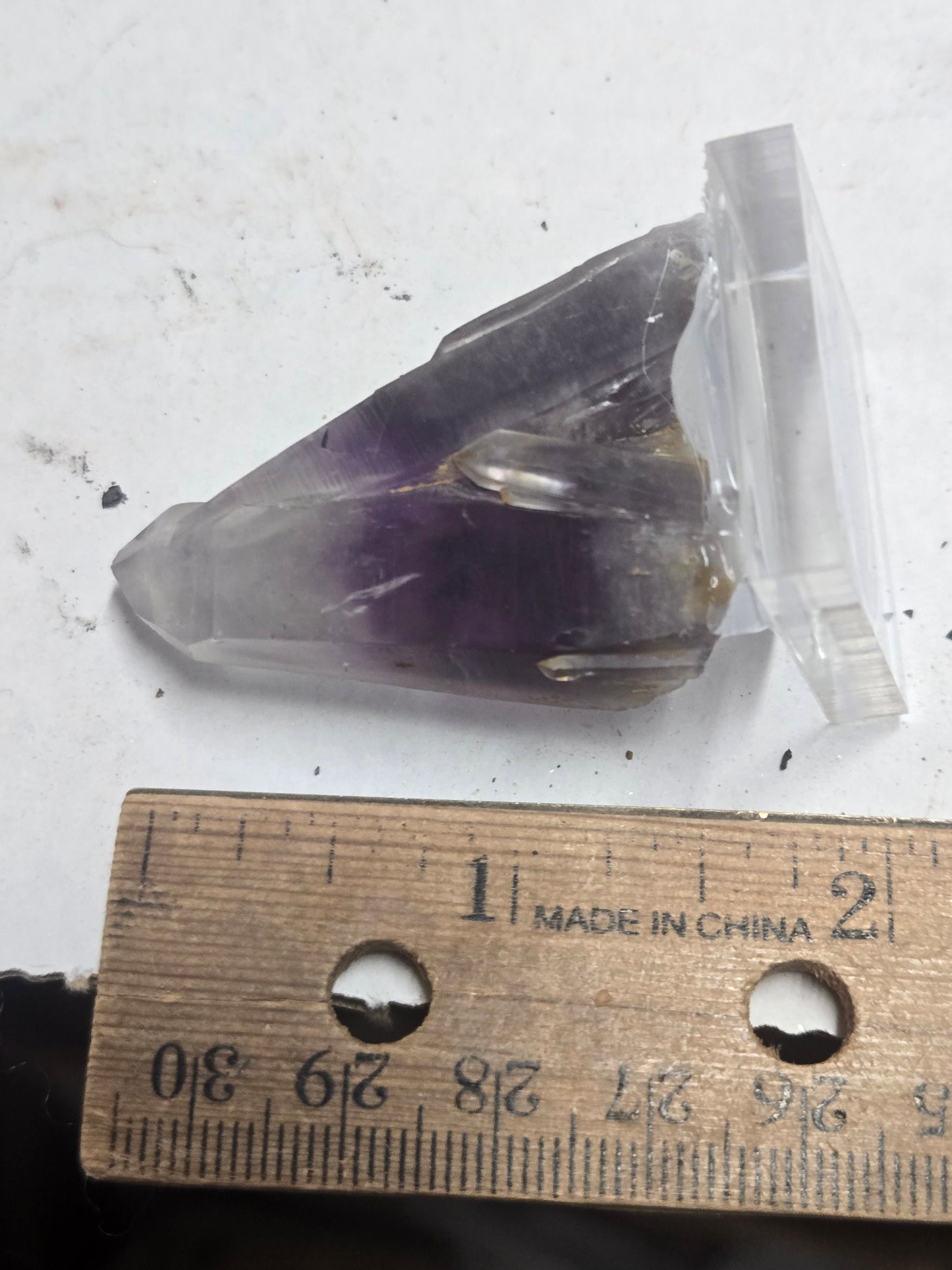 Twinned Amethyst Crystal