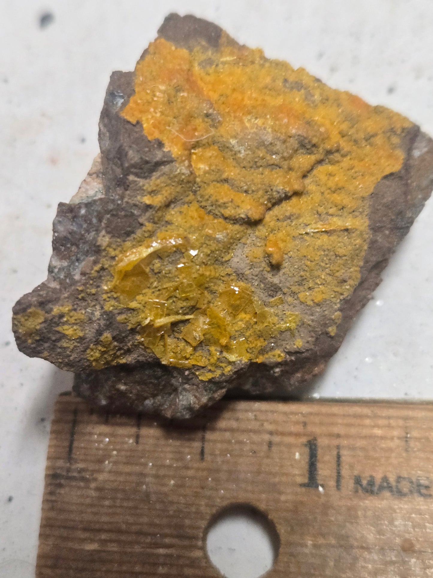 Wulfenite and mimetite