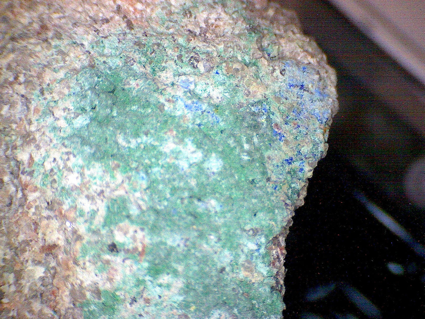 Antlerite w cyanotrichite