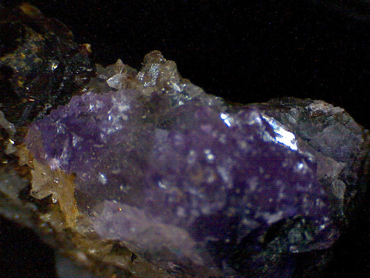 Sphalerite with amethyst