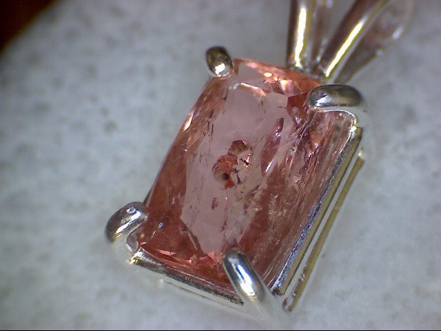 Pink Imperial Topaz Pendant