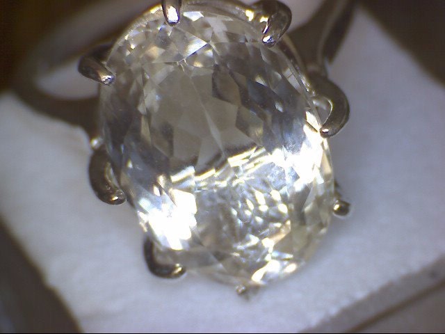 Yellow Kunzite Ring