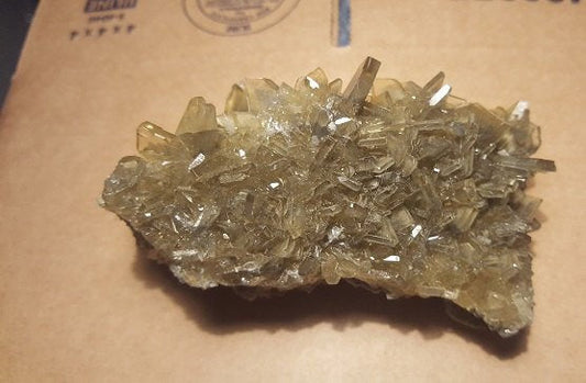 Golden Barite specimen