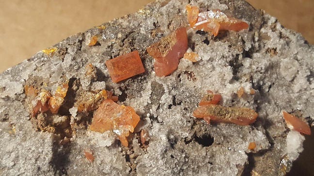 Red Cloud Wulfenite specimen