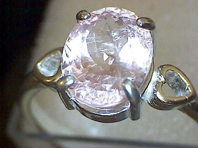 Brazilian Morganite Heart Ring