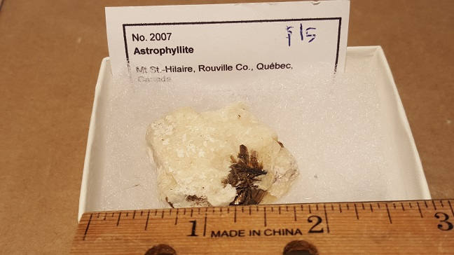 Astrophyllite specimen