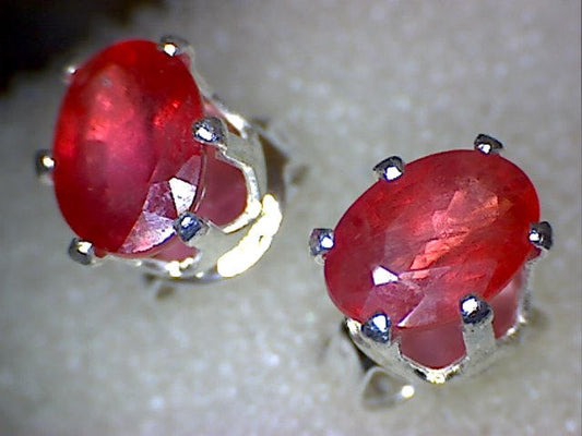 Padparadscha Sapphire Earrings