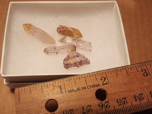 Sceptered Amethyst Crystal Lot