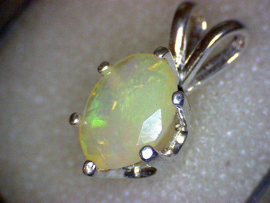 Welo Opal Faceted Pendant