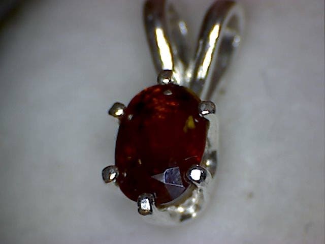 Red Titanite Sphene Pendant