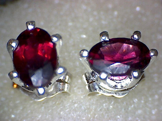 Rhodolite Garnet Earrings