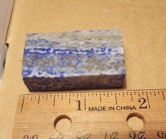 slabbed Lapis Specimen