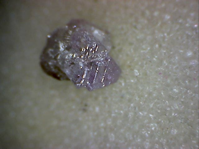 Twinned Pink Diamond specimen