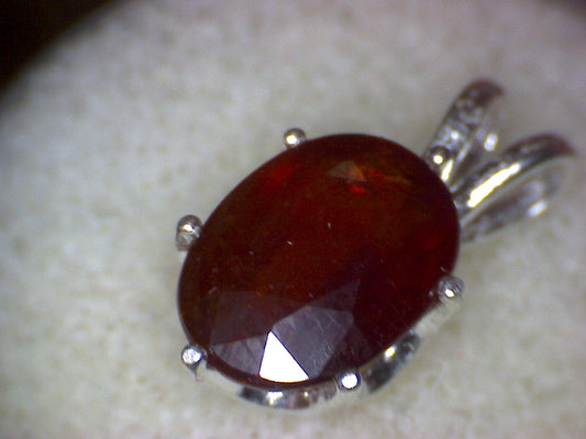 Spessartite Garnet Pendant