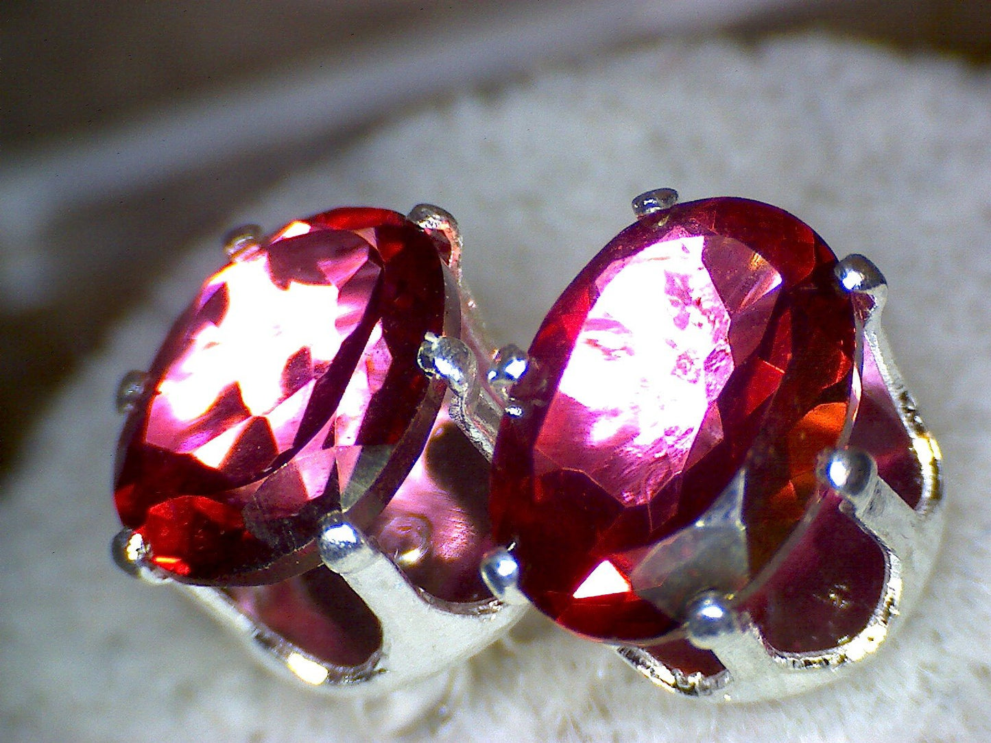 Pink Mystic Topaz Earrings