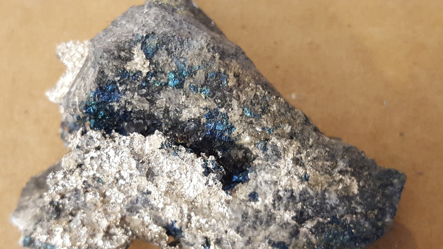 Bornite with Silver specimen