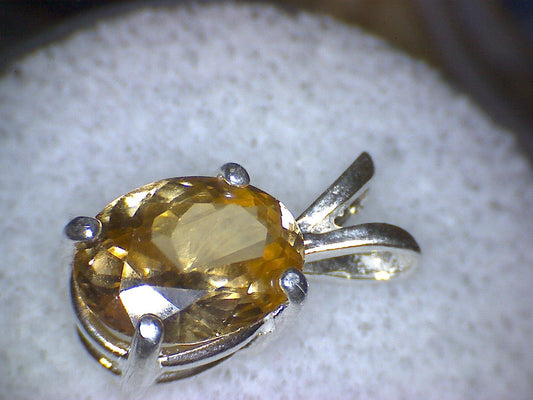 Honey Zircon Pendant