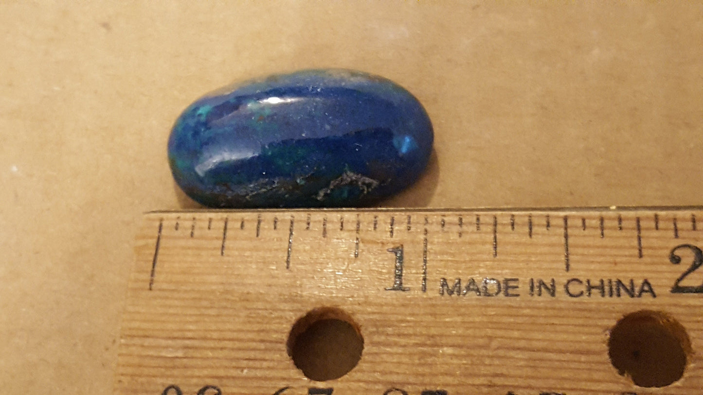 Ajoite Shattuckite Cabochon