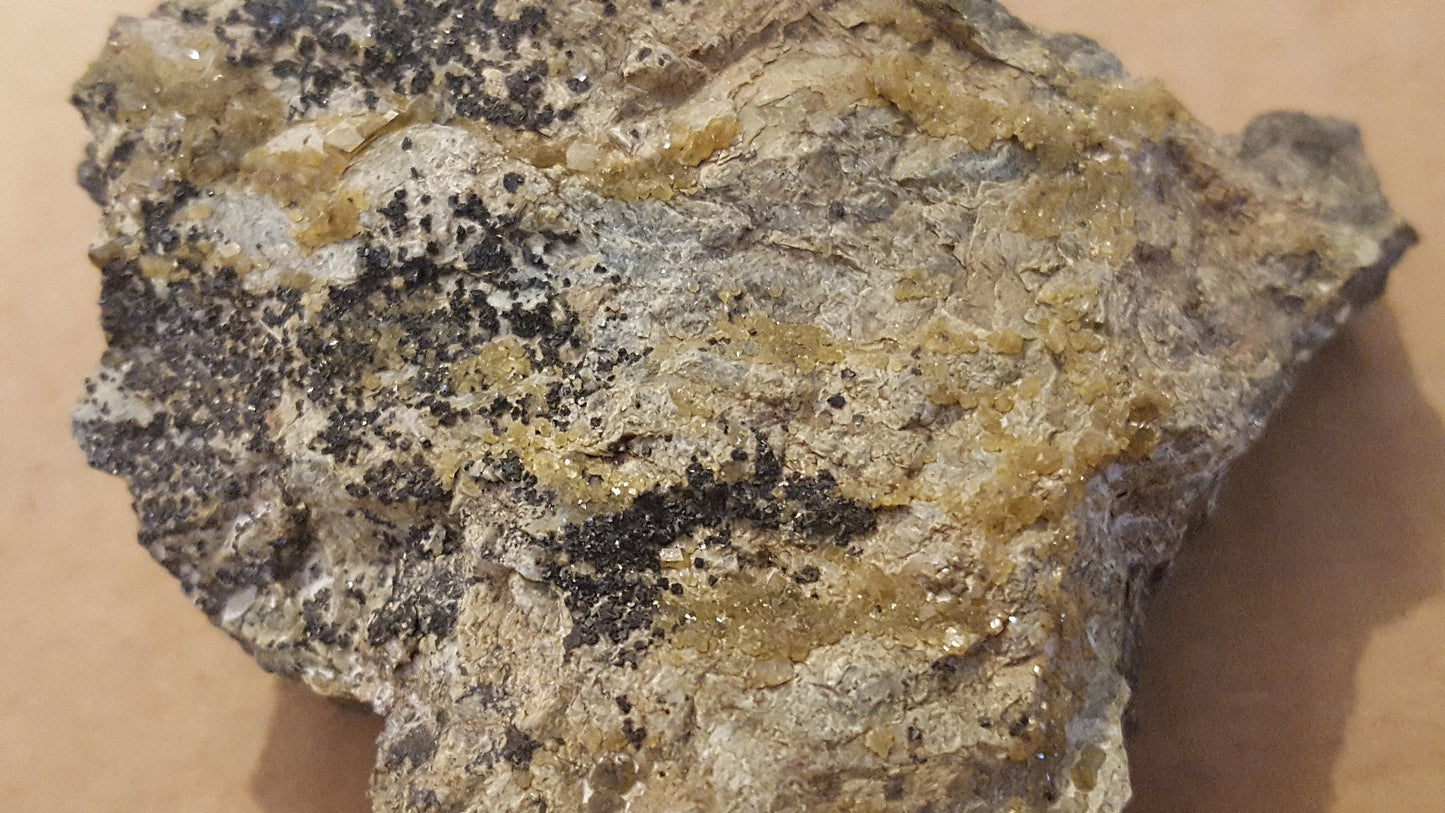 Topazolite Garnet Specimen