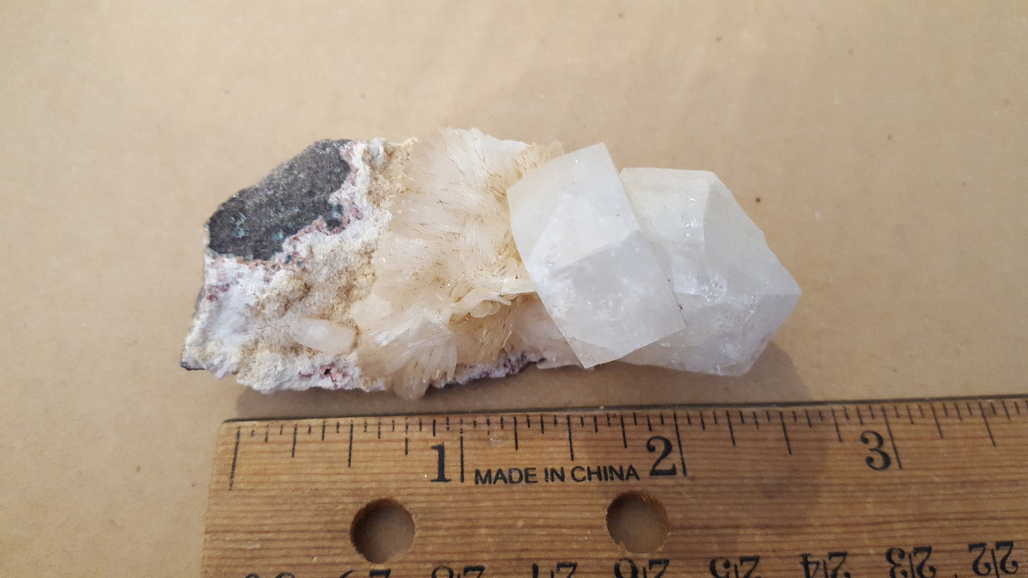 Apophyllite Stilbite specimen