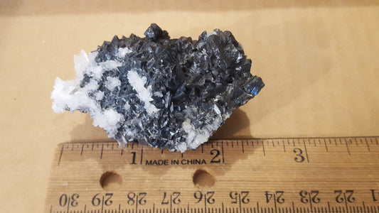 Tetrahedrite on Quartz specimen