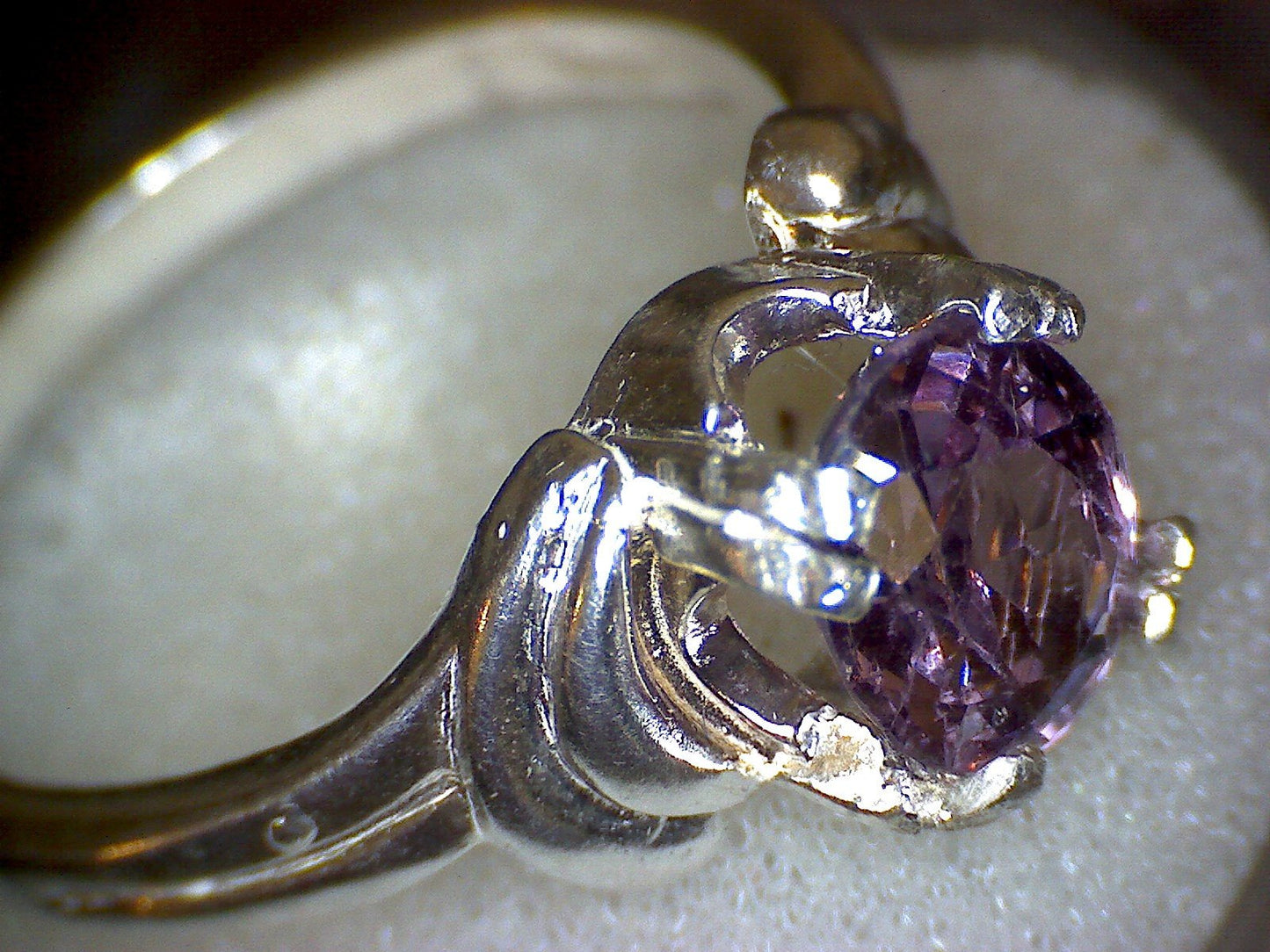 Purple Spinel Ring