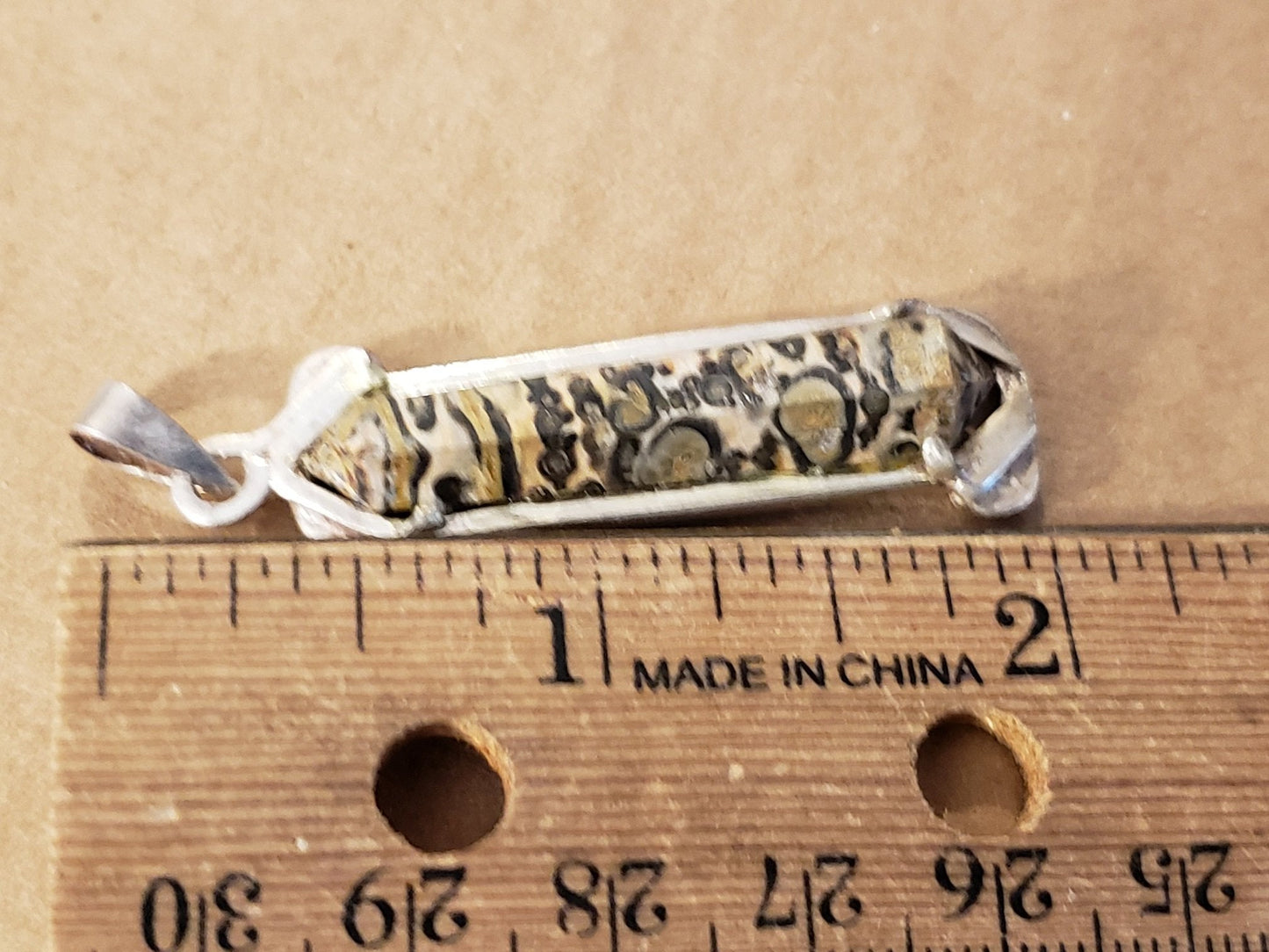 Rhyolite Crystal Pendant