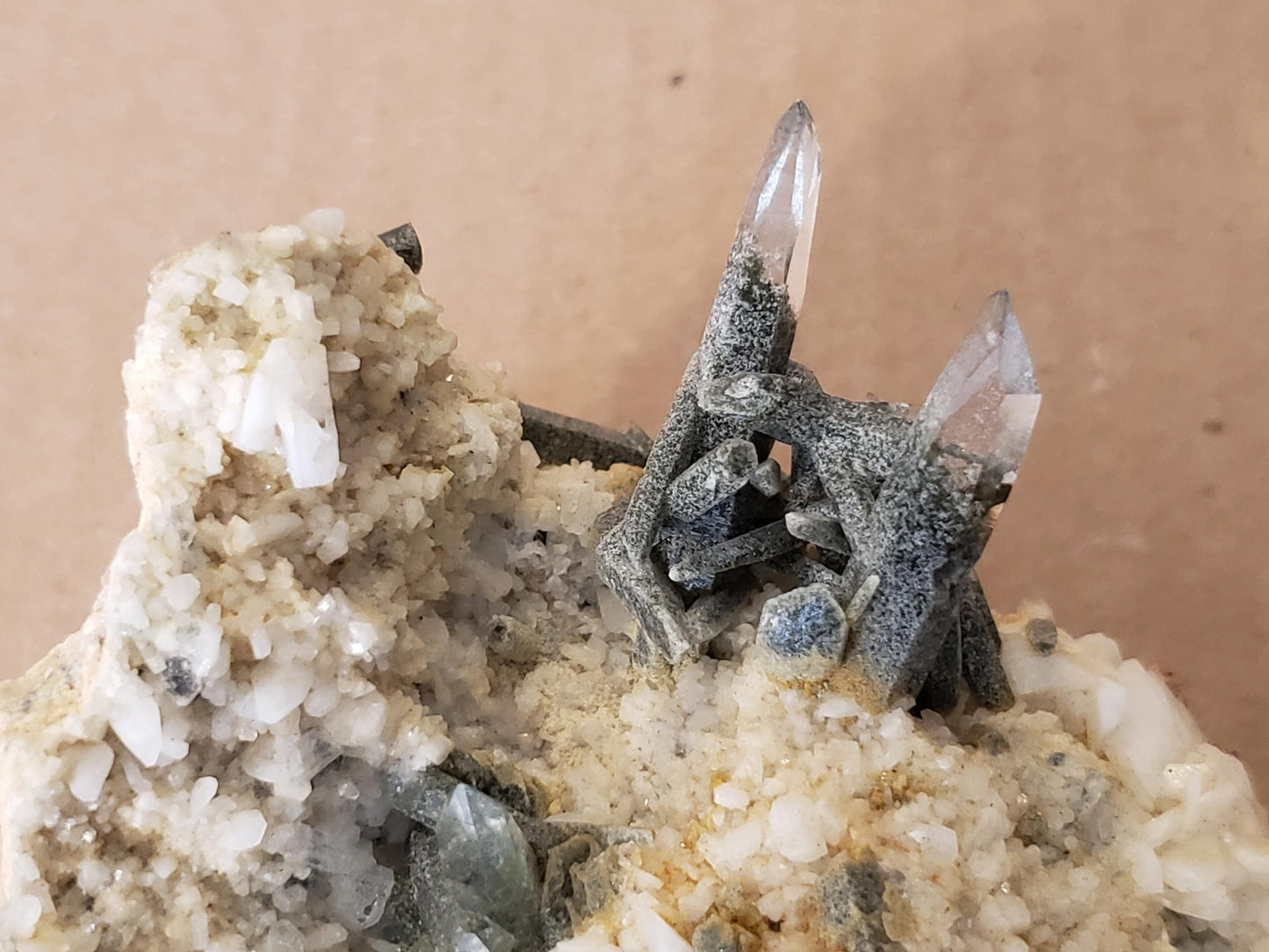 Chlorite included Quartz Specimen