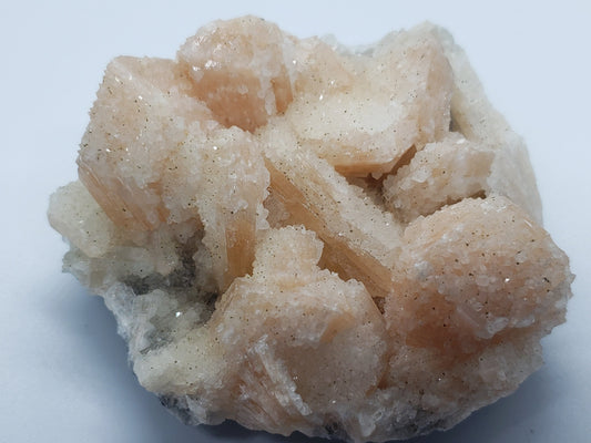 Orange Stilbite specimen