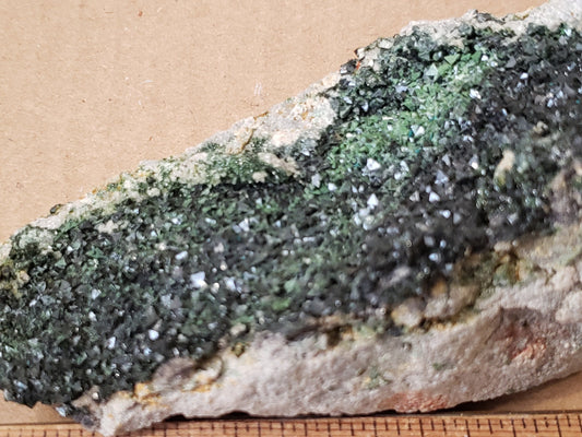 Rare Green Libethenite specimen