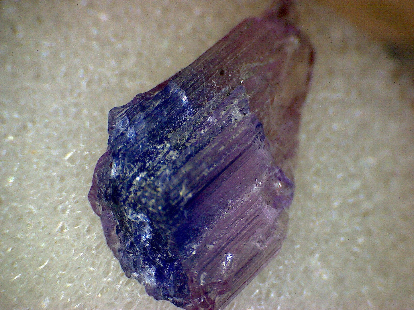 Bi-Color Pink / Blue Tanzanite crystal