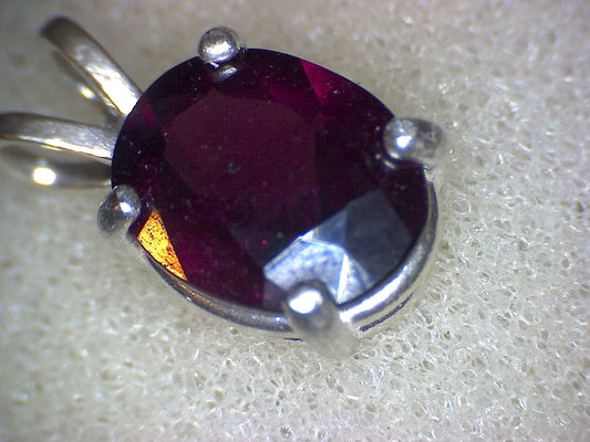 Purple Garnet Pendant