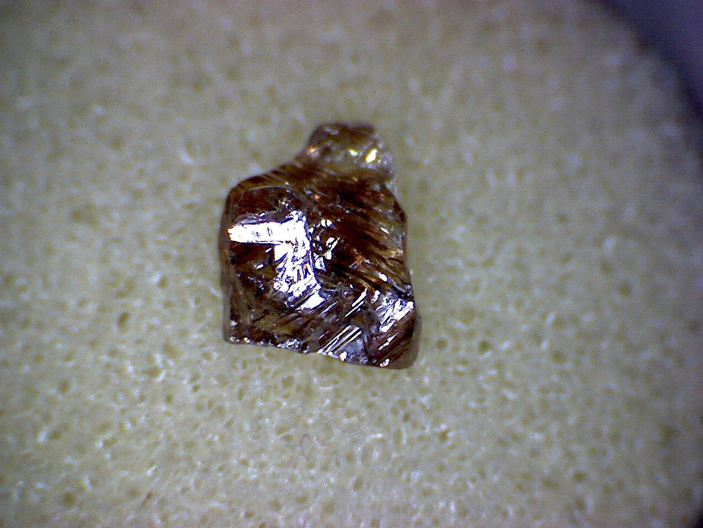 Pinkish Red Diamond crystal