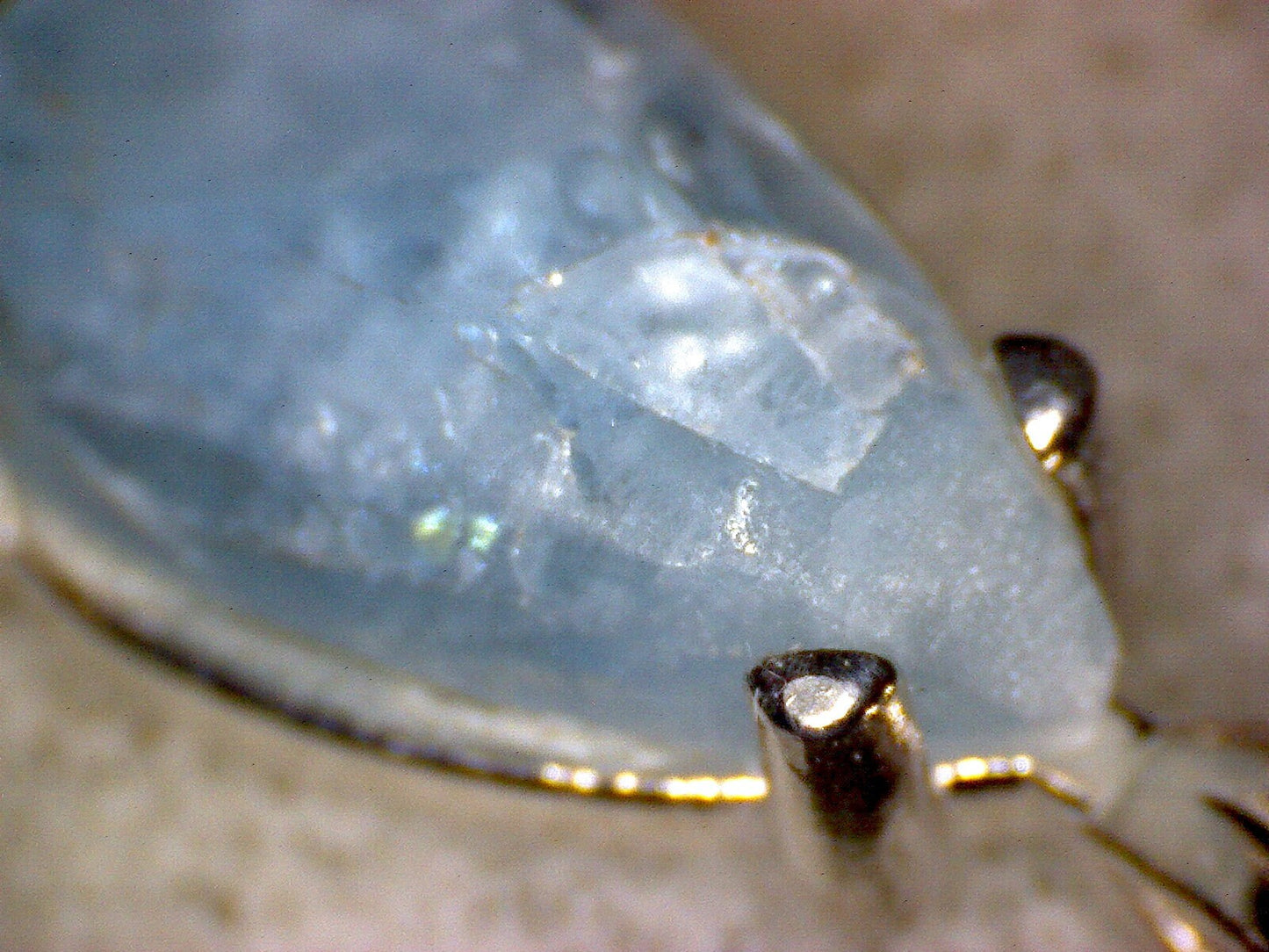 Aquamarine Pear pendant