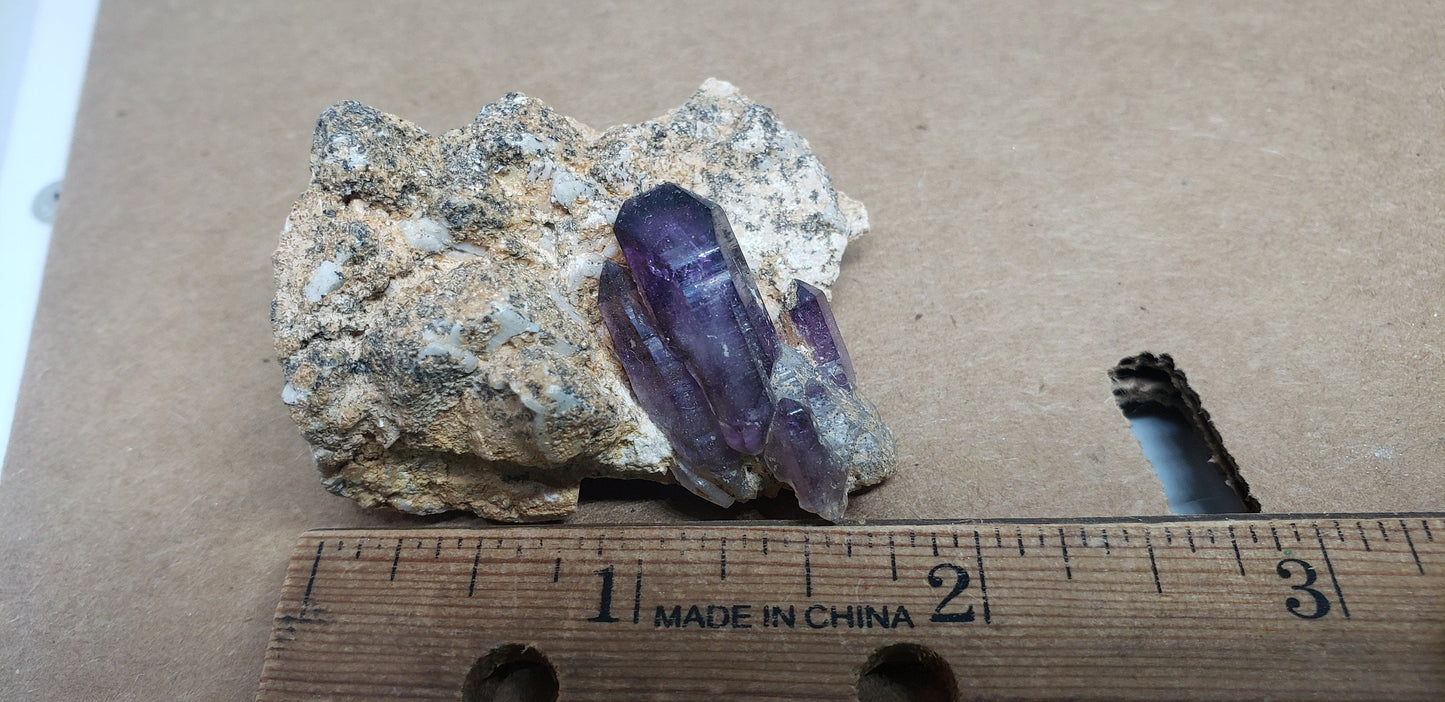 Phantom Brandberg Amethyst Cluster