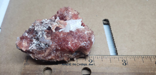 Inesite with Natrolite specimen