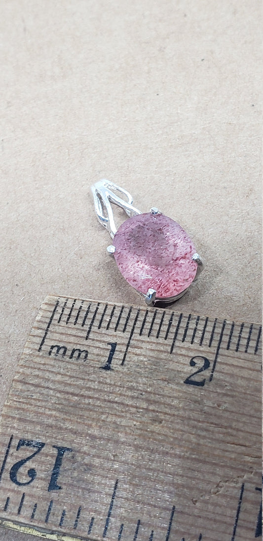 Strawberry Quartz Pendant