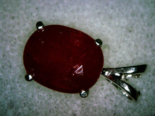 Songea Orange Padparadscha Sapphire Pendant