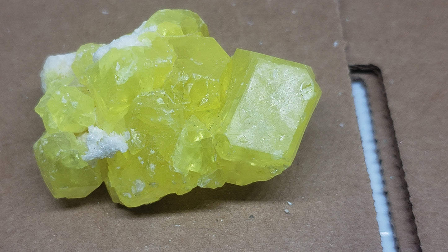 Yellow Sulphur (sulfur) Cluster