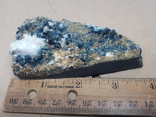 Lazulite w siderite quartz specimen