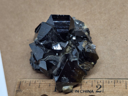 Cassiterite with calcite Specimen