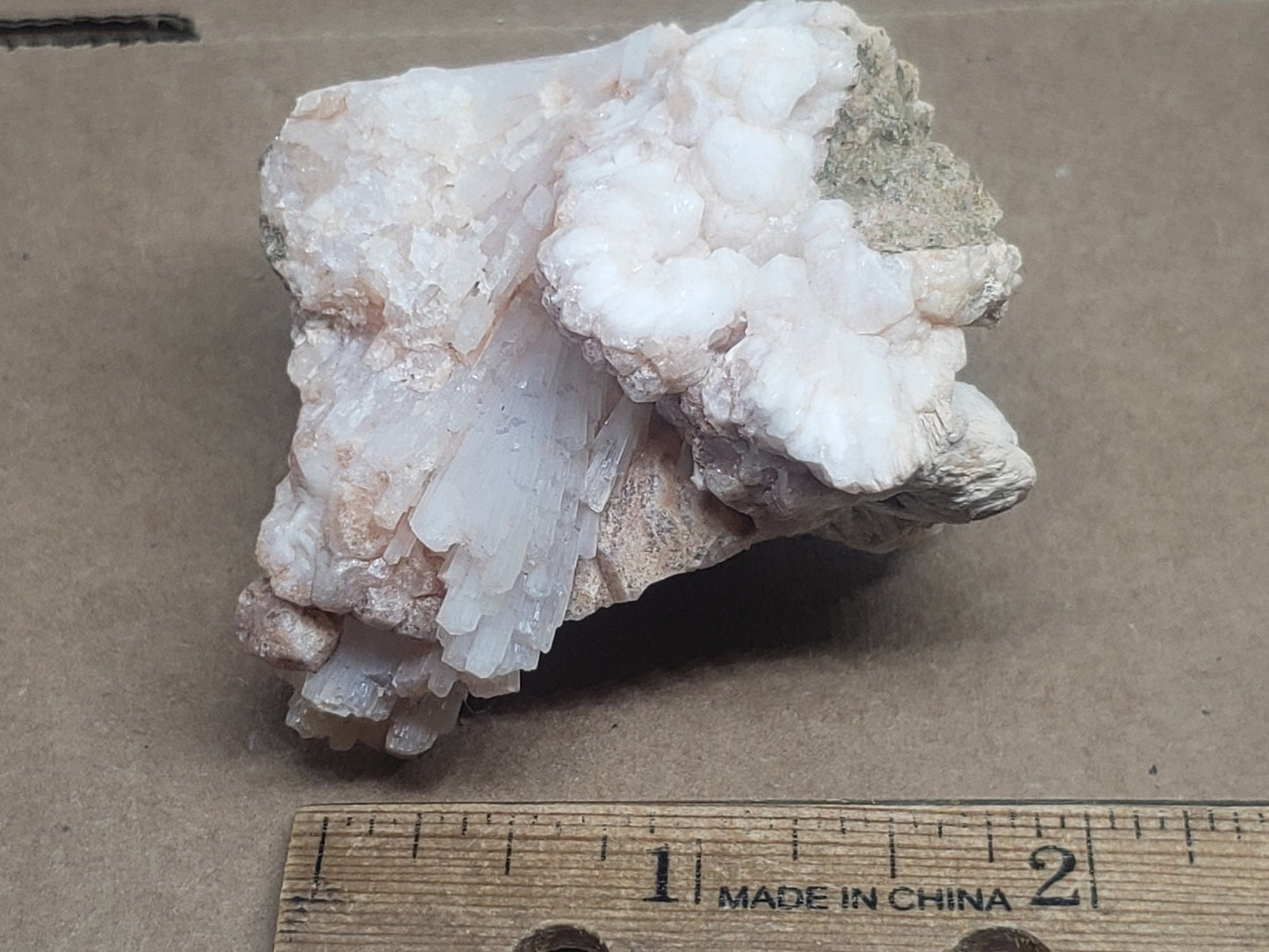 Scolecite with Analcime specimen