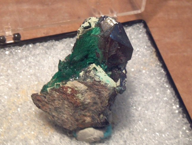 Cuprite and Malachite Specimen