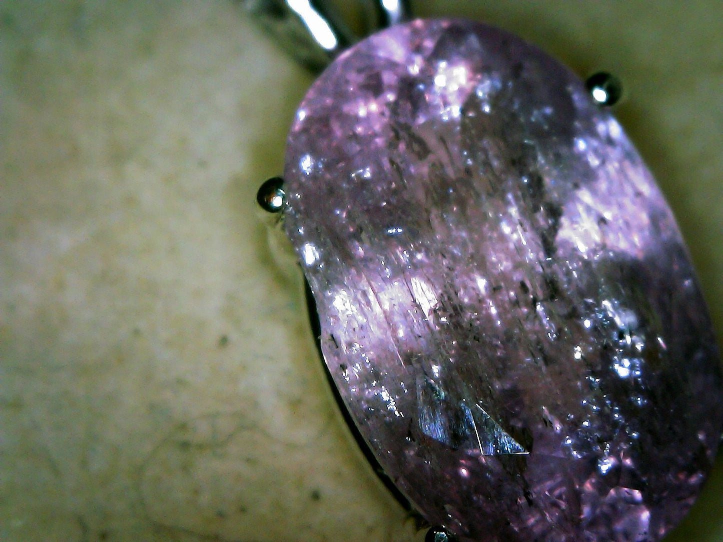 Pink Topaz Pendant